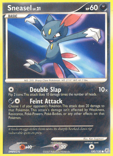Sneasel, Diamond & Pearl 100