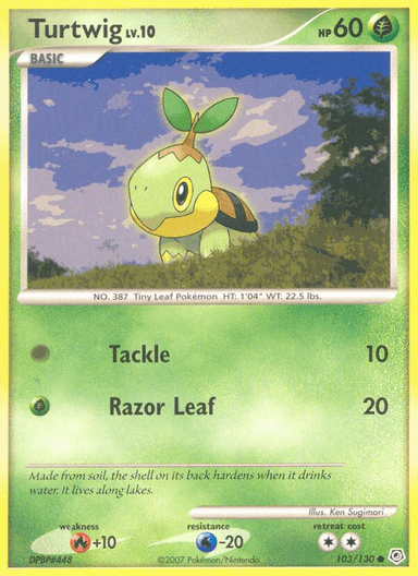 Turtwig, Diamond & Pearl 103