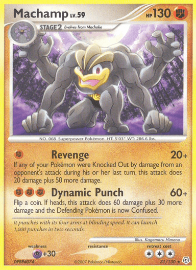 Machamp, Diamond & Pearl 31