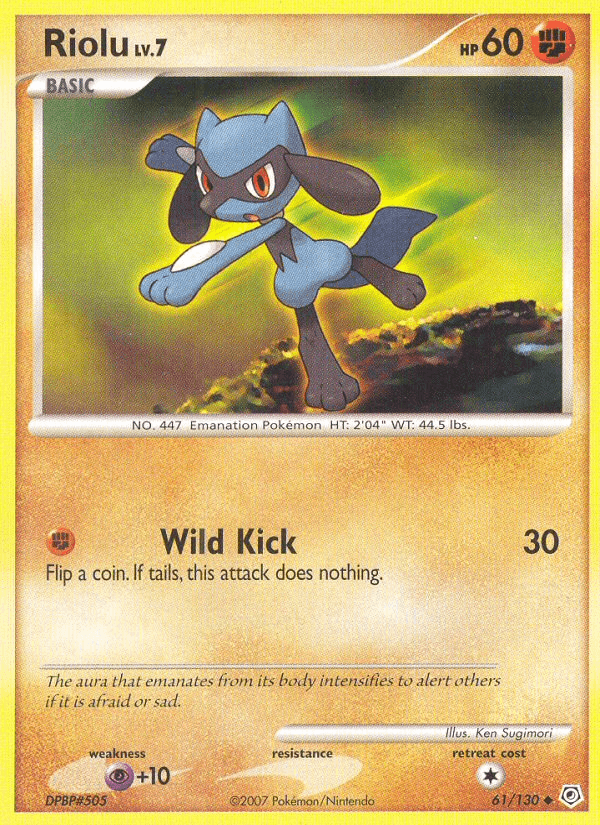 Riolu, Diamond & Pearl 61