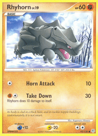Rhyhorn, Diamond & Pearl 95