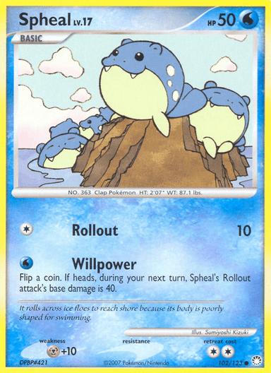 Spheal, Mysterious Treasures 102