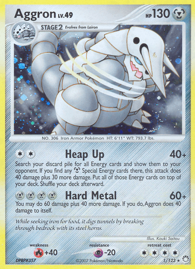 Aggron, Mysterious Treasures 1
