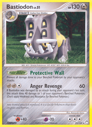 Bastiodon, Mysterious Treasures 21