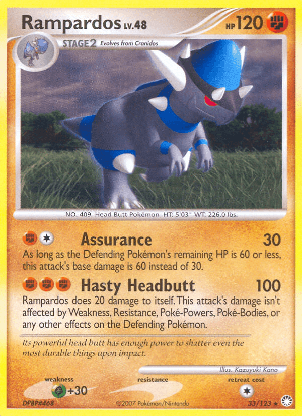 Rampardos, Mysterious Treasures 33