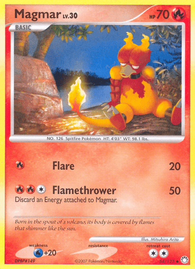 Magmar, Mysterious Treasures 54