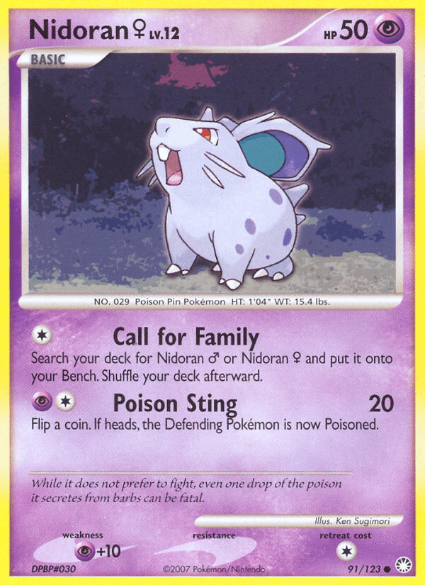 Nidoran ♀, Mysterious Treasures 91
