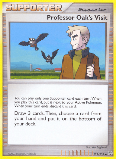 Professor Oak's Visit, Secret Wonders 122