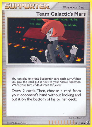 Team Galactic's Mars, Secret Wonders 126