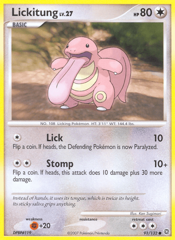 Lickitung, Secret Wonders 91