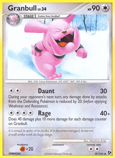 Granbull, Great Encounters 39