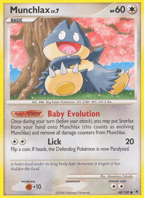 Munchlax, Majestic Dawn 68