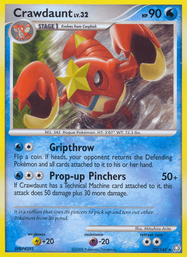 Crawdaunt, Legends Awakened 22