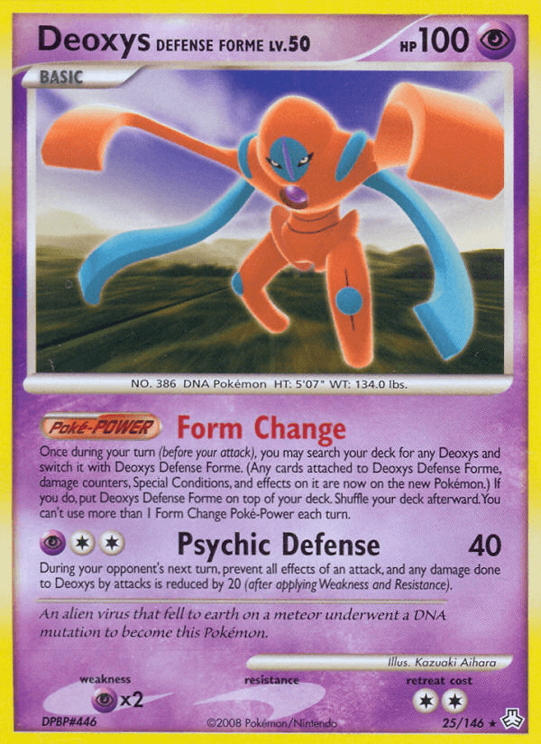 Deoxys Defense Forme, Legends Awakened 25