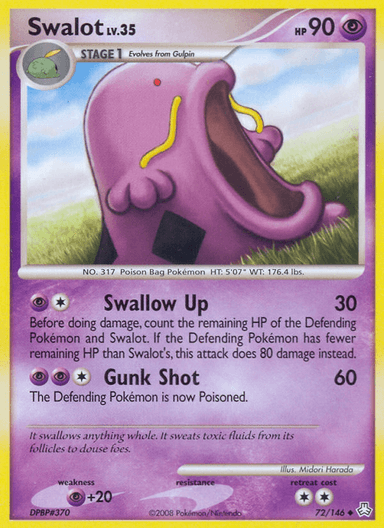 Swalot, Legends Awakened 72