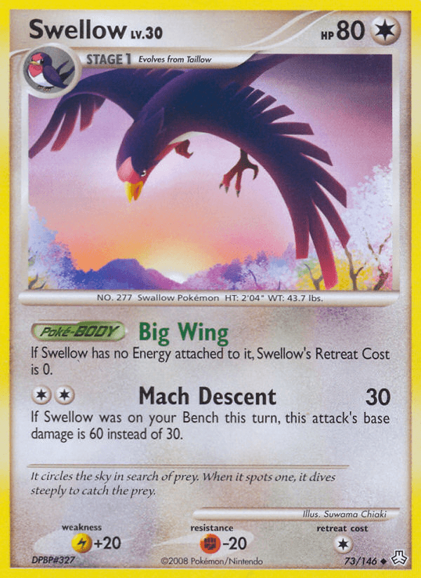 Swellow, Legends Awakened 73