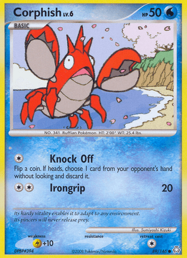 Corphish, Legends Awakened 89