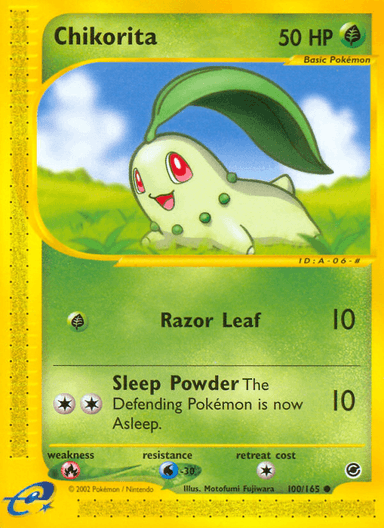 Chikorita, Expedition Base Set 100