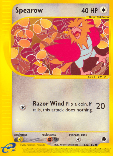 Spearow, Expedition Base Set 130