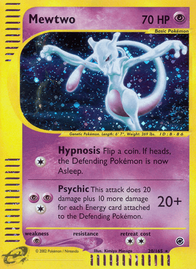 Mewtwo, Expedition Base Set 20
