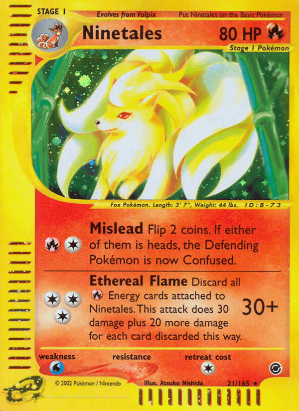 Ninetales, Expedition Base Set 21