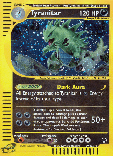 Tyranitar, Expedition Base Set 29