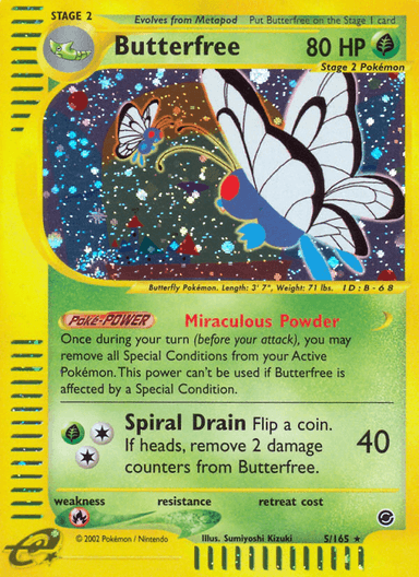 Butterfree, Expedition Base Set 5