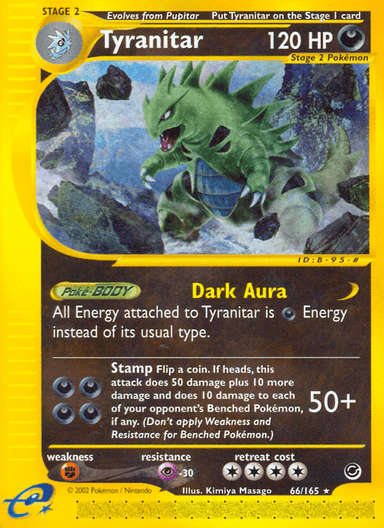 Tyranitar, Expedition Base Set 66
