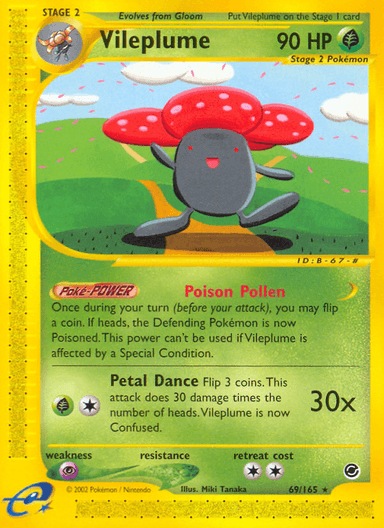 Vileplume, Expedition Base Set 69
