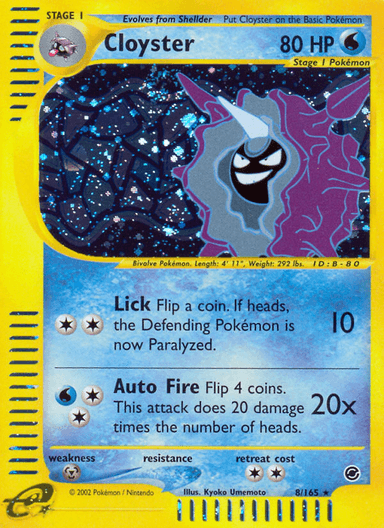 Cloyster, Expedition Base Set 8