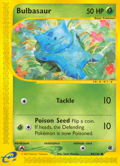 Bulbasaur, Expedition Base Set 94
