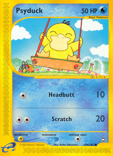 Psyduck, Aquapolis 104