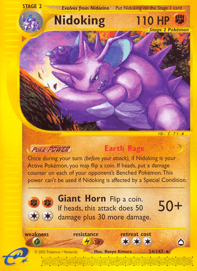 Nidoking, Aquapolis 24