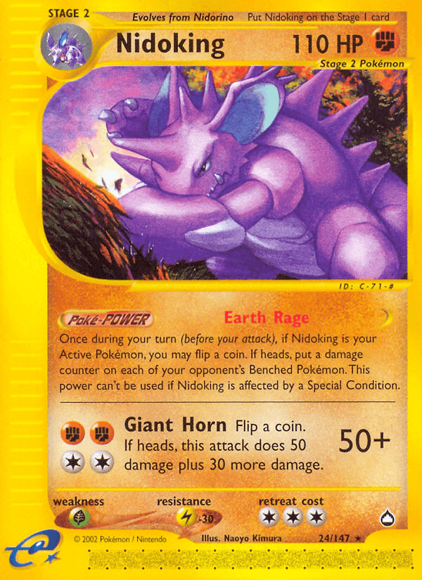 Nidoking, Aquapolis 24