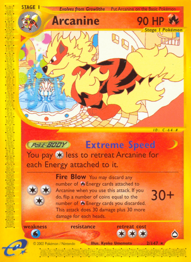 Arcanine, Aquapolis 2