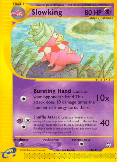 Slowking, Aquapolis 34