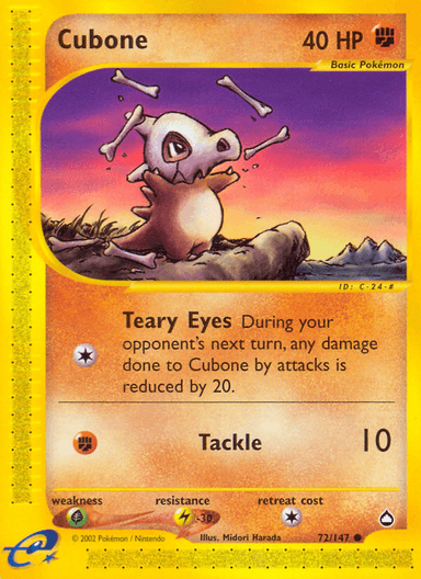 Cubone, Aquapolis 72