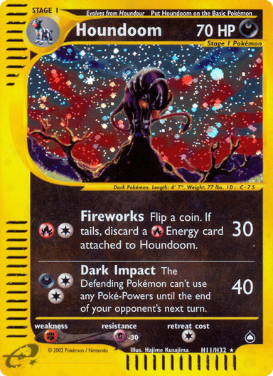 Houndoom, Aquapolis H11
