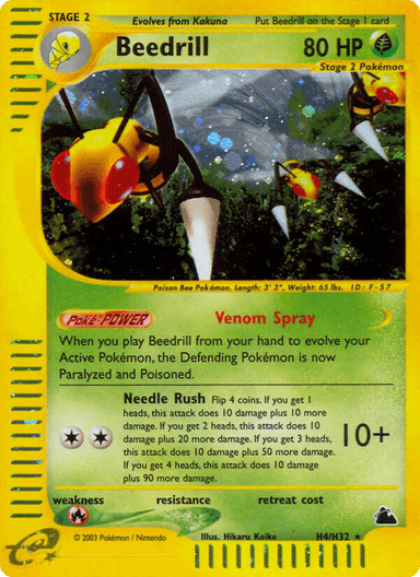 Beedrill, Skyridge H4