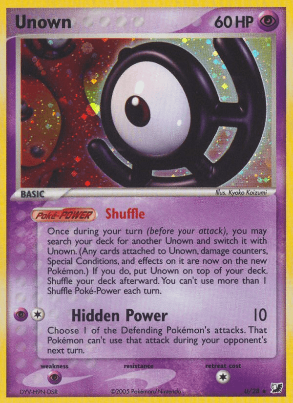 Unown, Unseen Forces U