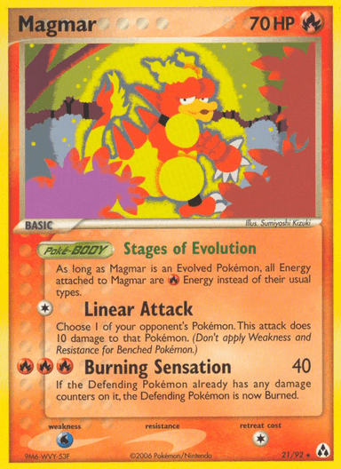 Magmar, Legend Maker 21