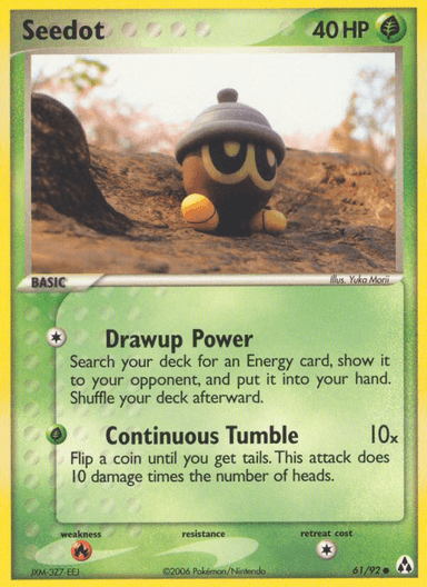 Seedot, Legend Maker 61