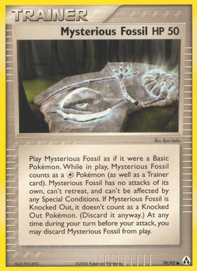 Mysterious Fossil, Legend Maker 79