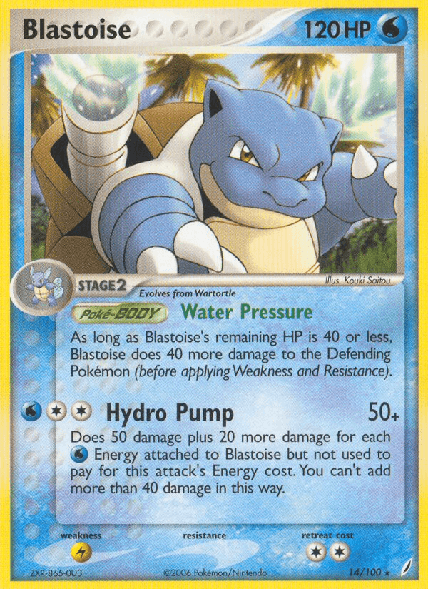 Blastoise, Crystal Guardians 14