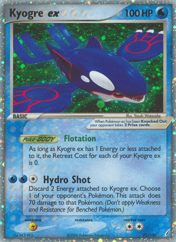Kyogre ex, Crystal Guardians 95
