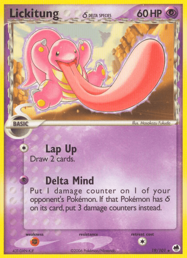Lickitung δ, Dragon Frontiers 19