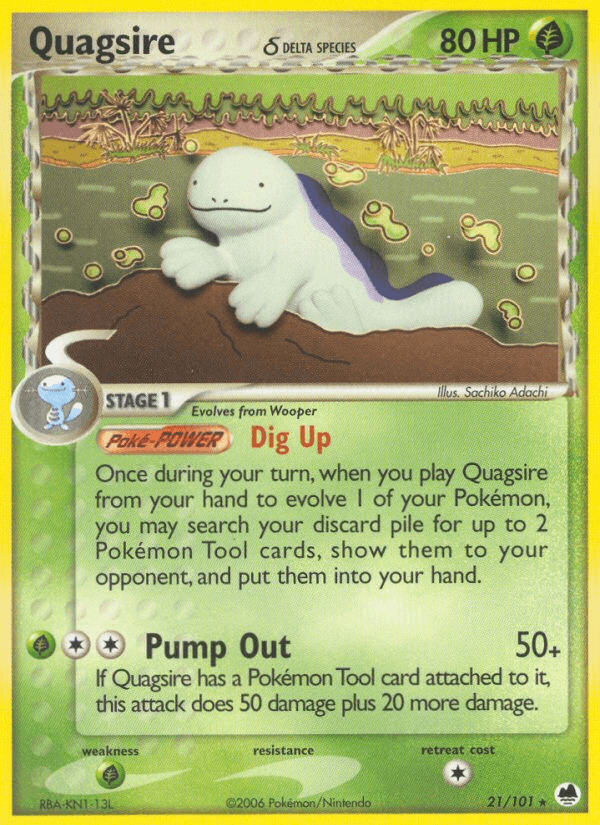Quagsire δ, Dragon Frontiers 21