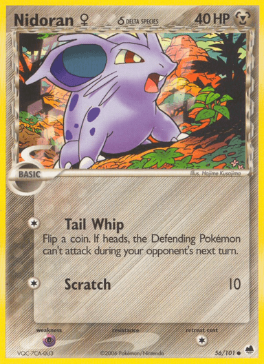 Nidoran ♀ δ, Dragon Frontiers 56