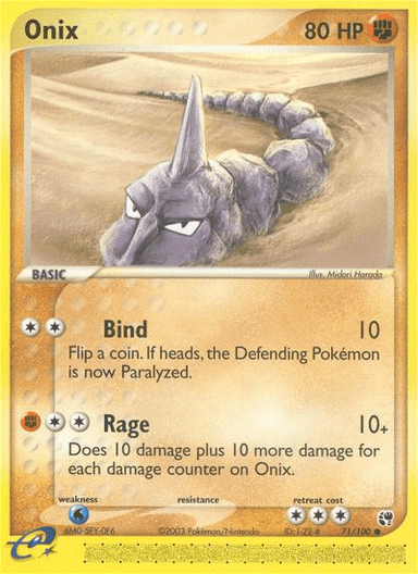 Onix, Sandstorm 71