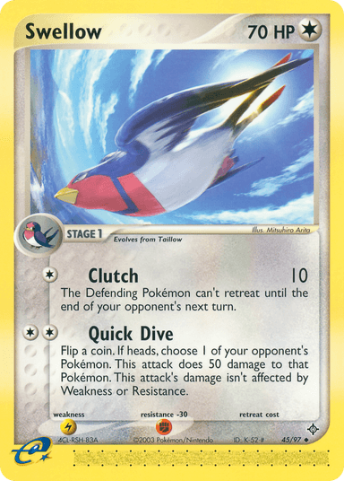Swellow, Dragon 45